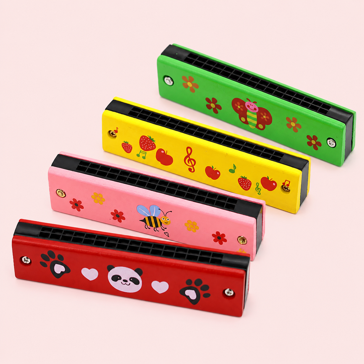Children's Wooden Harmonica | Musical Toy for Kids Age