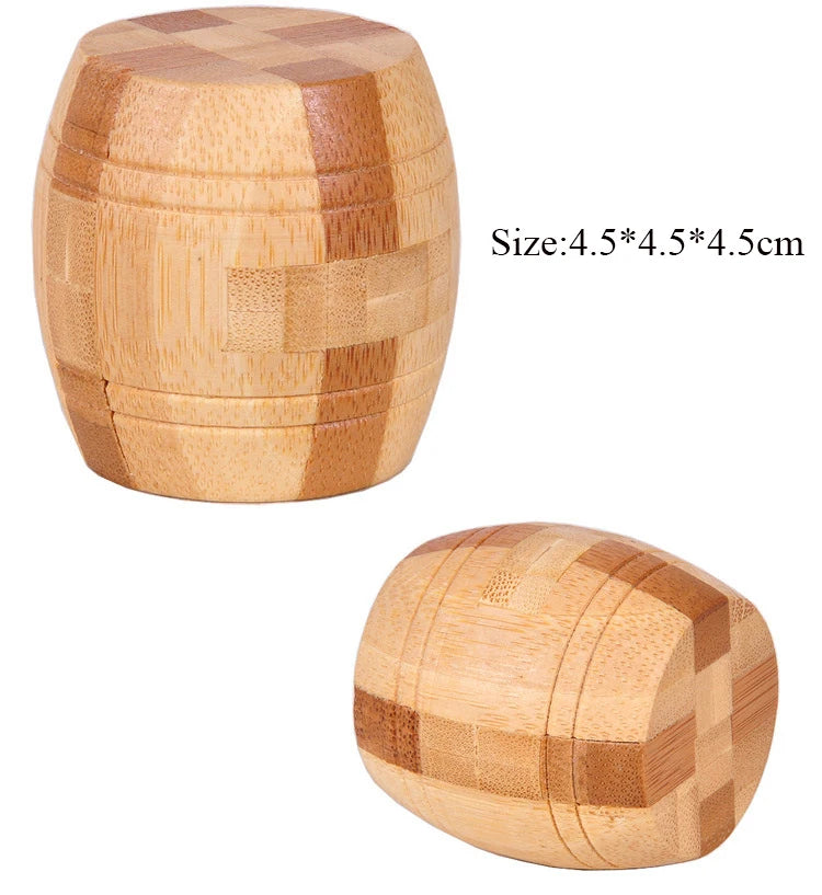 Lu Ban Lock | Wooden 3D IQ Brain Teaser Puzzle