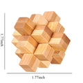 Lu Ban Lock | Wooden 3D IQ Brain Teaser Puzzle
