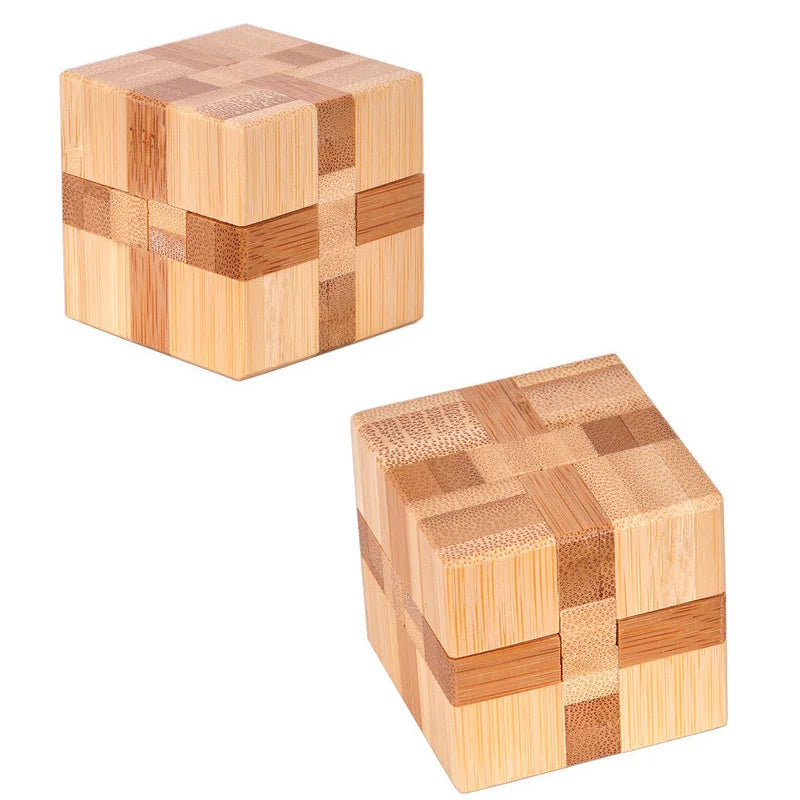 Lu Ban Lock | Wooden 3D IQ Brain Teaser Puzzle