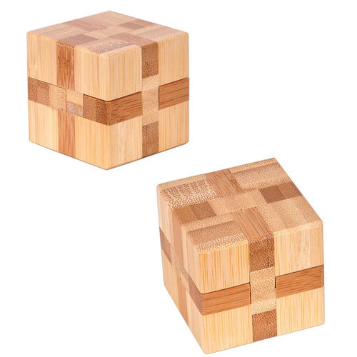 Lu Ban Lock | Wooden 3D IQ Brain Teaser Puzzle