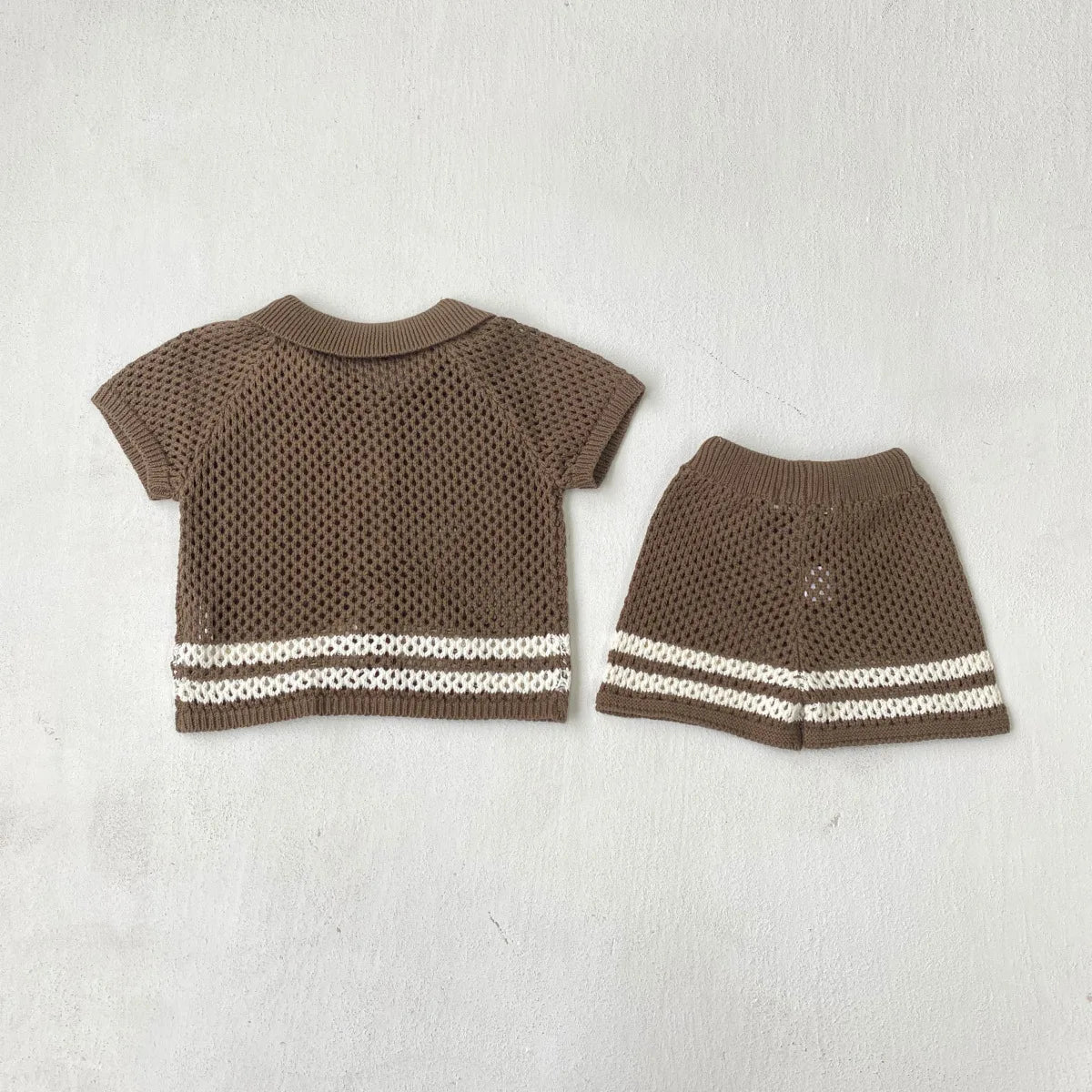 Knitted Baby Summer Set | Soft Two-Piece Outfit for Babies & Toddlers