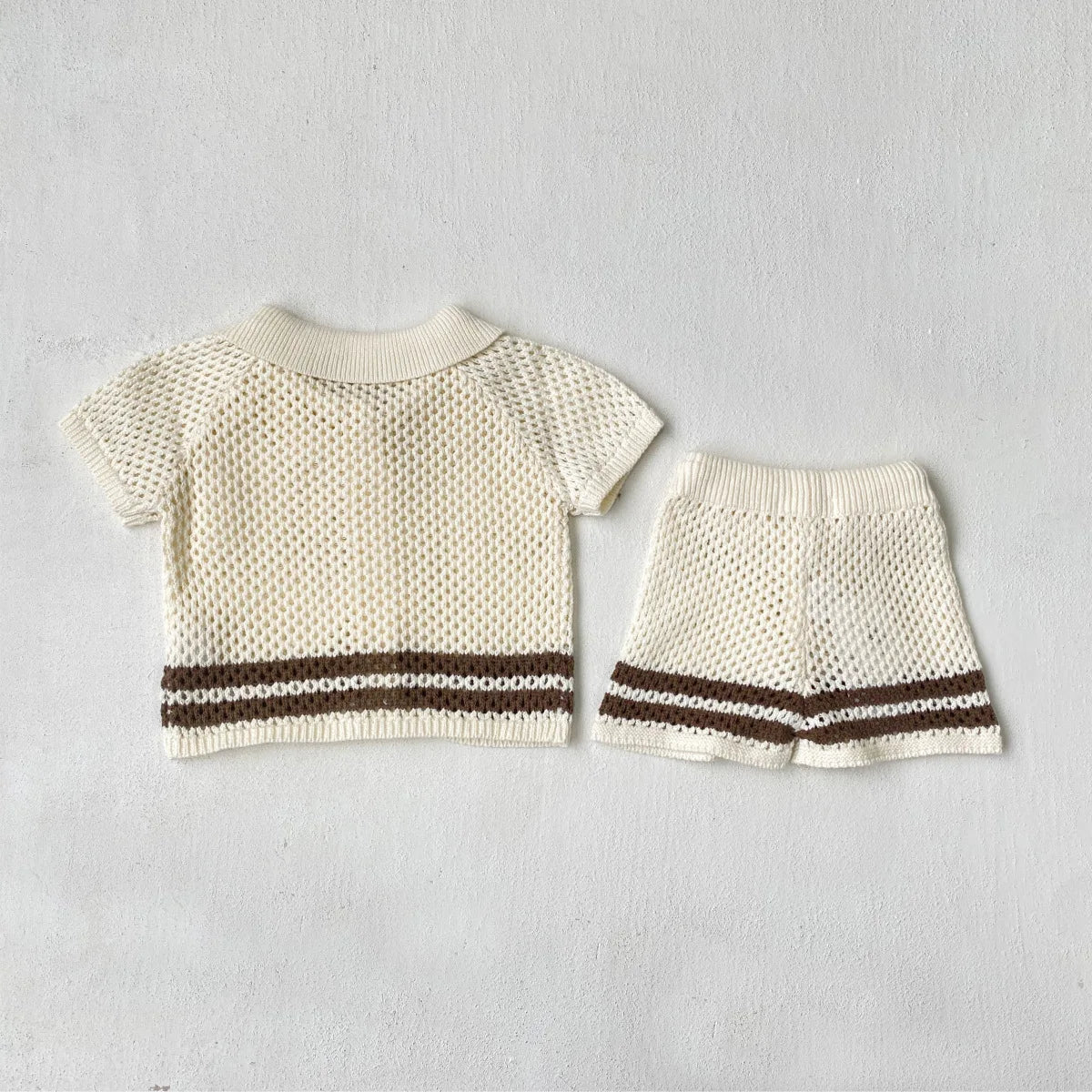 Knitted Baby Summer Set | Soft Two-Piece Outfit for Babies & Toddlers